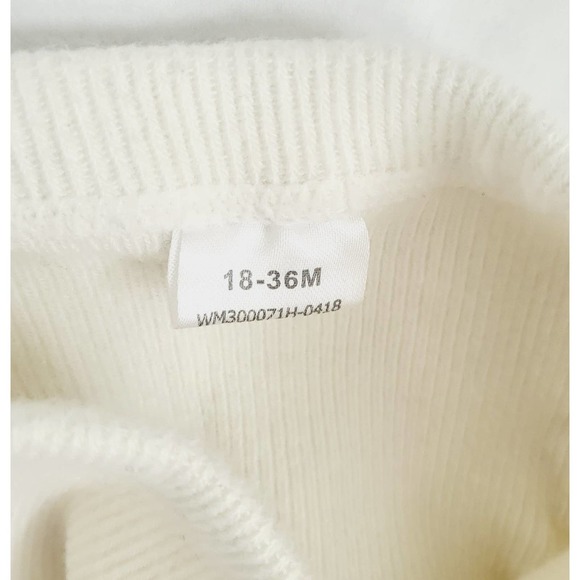 Cream cable tights size 18-36M - Picture 4 of 4